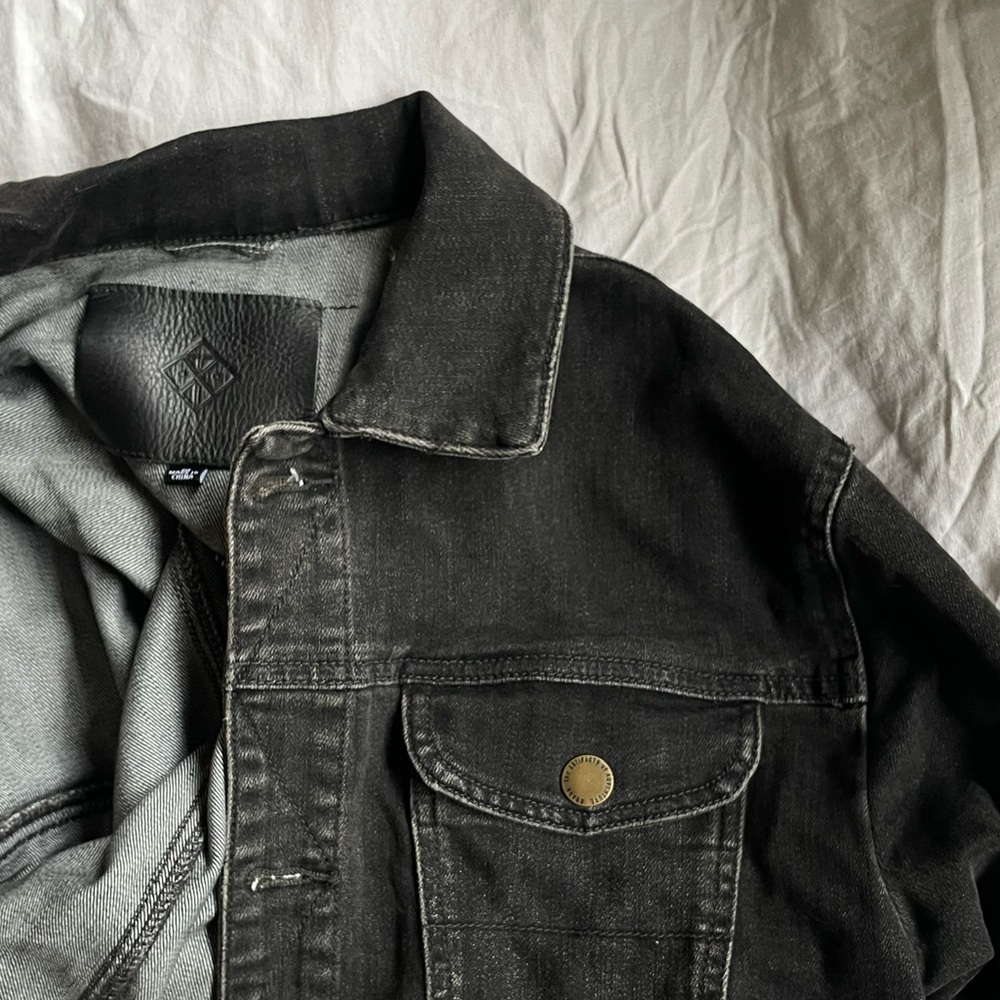 Men's Black Denim Jacket